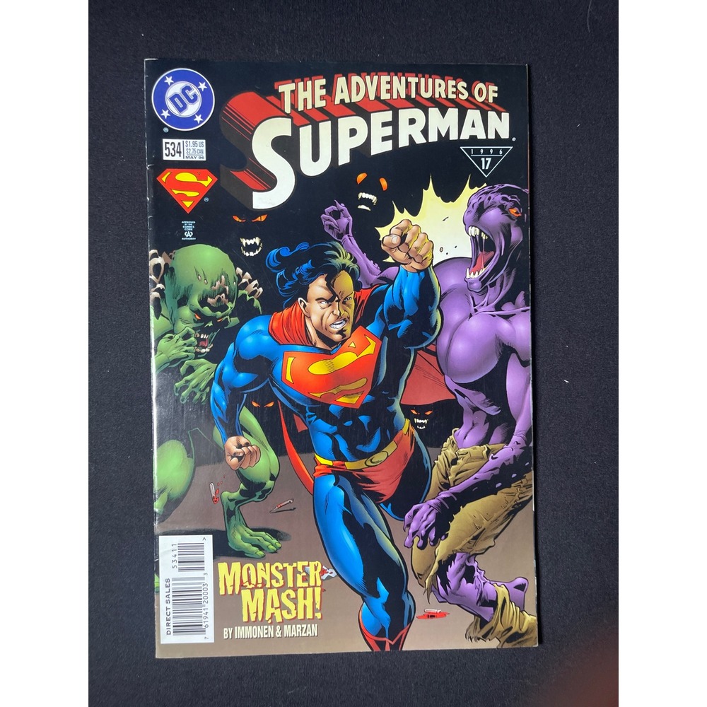 The Adventures of Superman 534 Comic Book 1996 Monster Mash Classic DC